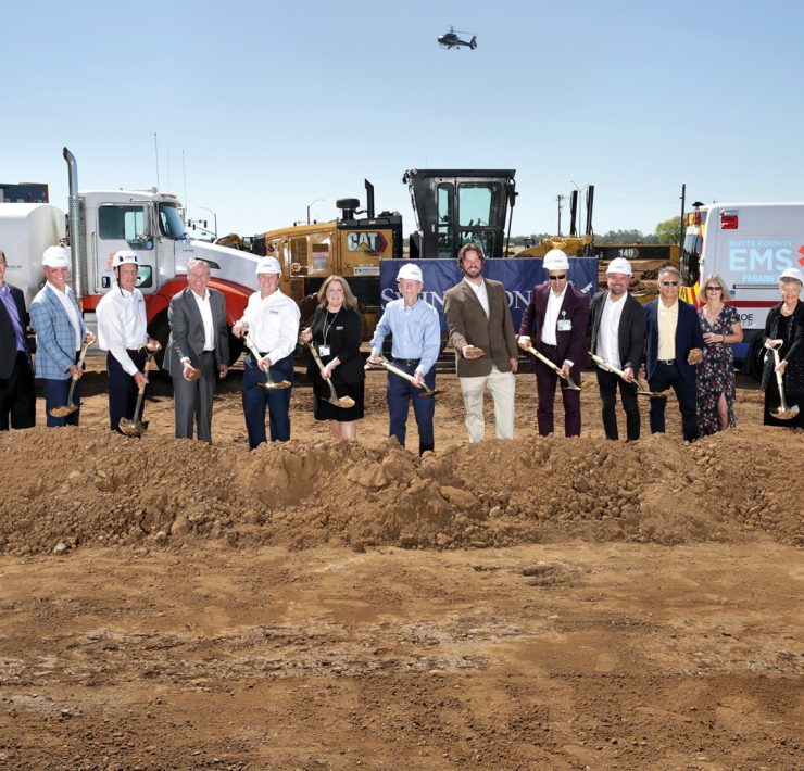 the May 10, 2024, groundbreaking ceremony for the Enloe Health Gonzales Comprehensive Cancer Center in Chico, California