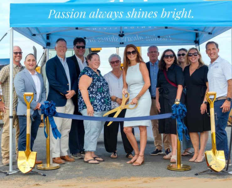 the official groundbreaking ceremony for Ciel of Rehoboth, a luxury senior living community in Rehoboth Beach, Delaware